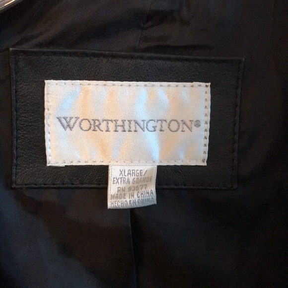 Women’s Leather Coat Jacket - Picture 3 of 5